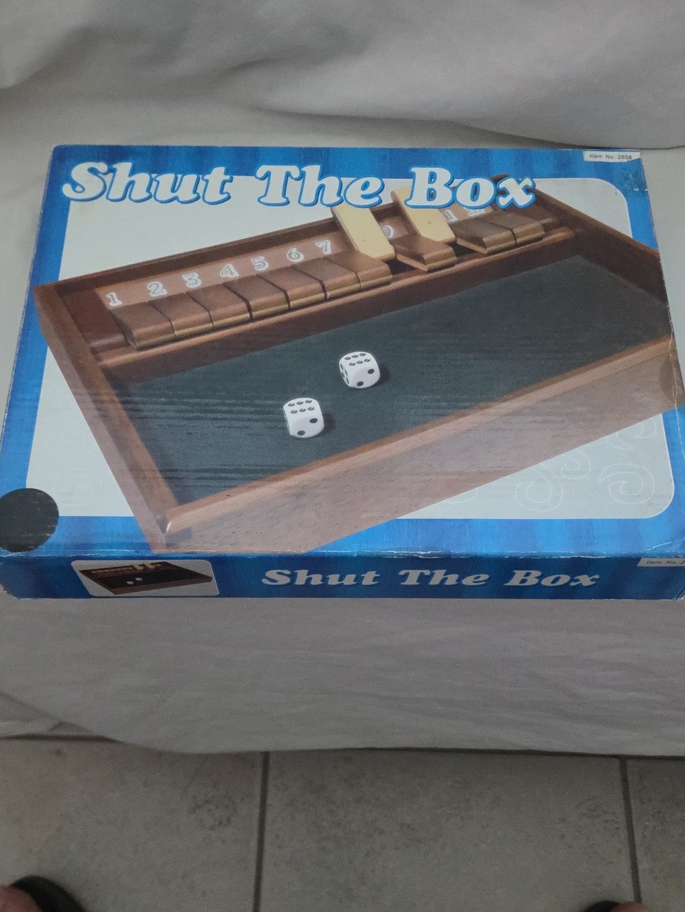 Shut The Box Wooden Dice Game